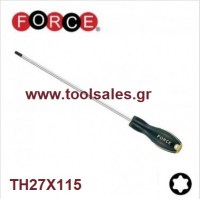 Κατσαβίδι  TORX 27X115 Με Τρύπα  FORCE